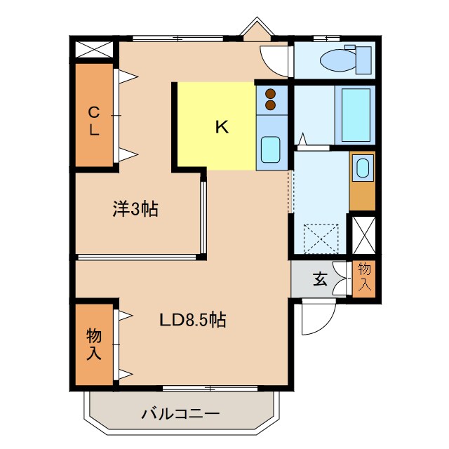 コーポレーションＴ＆Ｔ　Ａ棟の物件間取画像