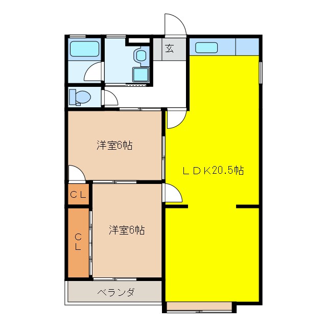 パークハイツの物件間取画像