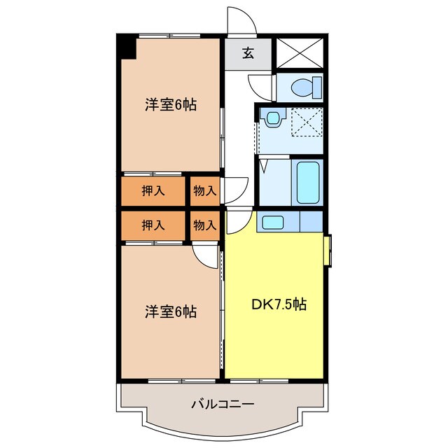 Take Off 7の物件間取画像