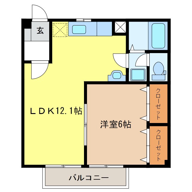 ジュネスＡｎの物件間取画像