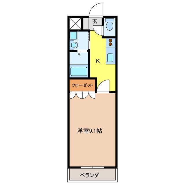 ソルティ１の物件間取画像