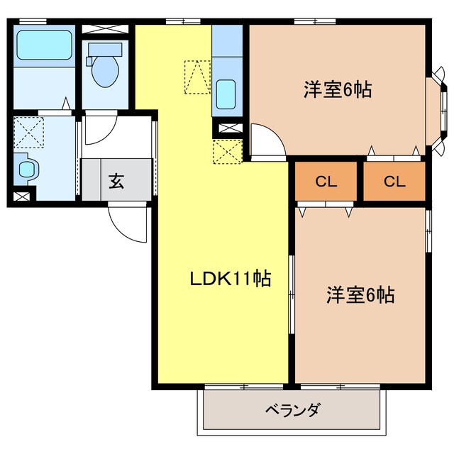 High AvenueⅡの物件間取画像