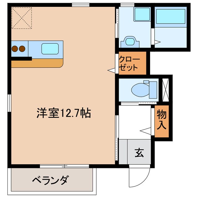 悠Ⅱの物件間取画像