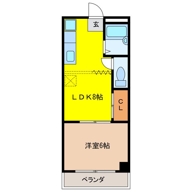 第3磯部コーポ　の物件間取画像