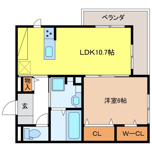 est(ｴｽﾄ）の物件間取画像