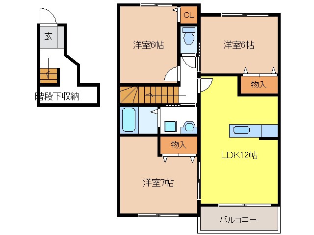 セレッソパセーオ　Ⅲの物件間取画像