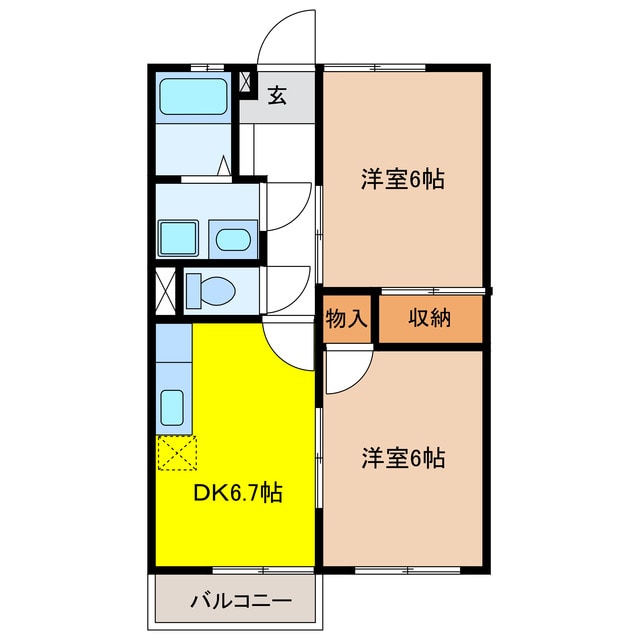 アビタシオンの物件間取画像