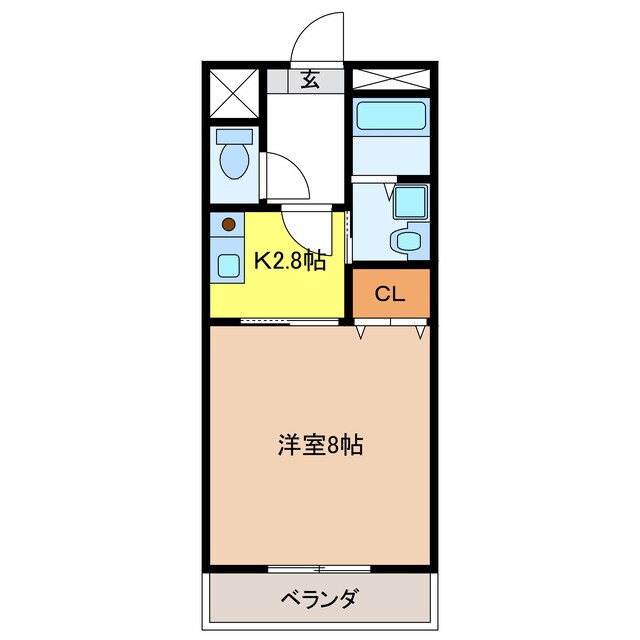 エクセレントハイツの物件間取画像