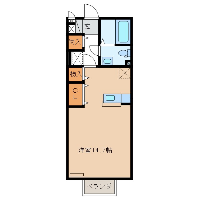 グリーンフォレストAZUMIの物件間取画像