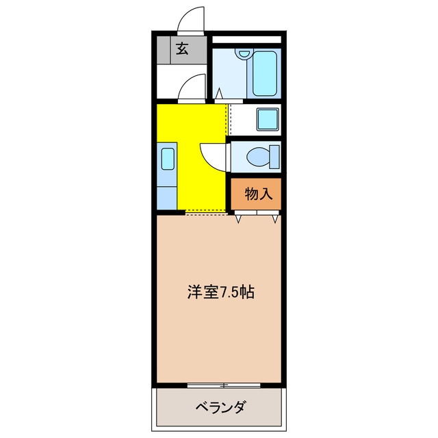 ツインパルⅡの物件間取画像