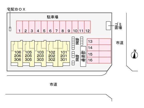 コンフォート各務原　Eの物件外観写真