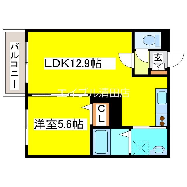 アフロディテの物件間取画像