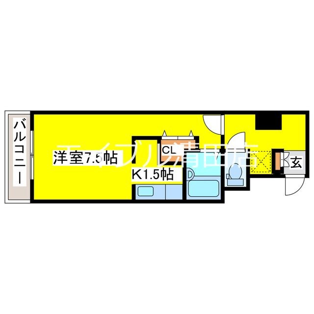 イーストフェアリーの物件間取画像