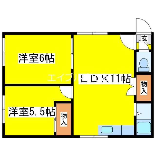 ドミ真栄パークの物件間取画像