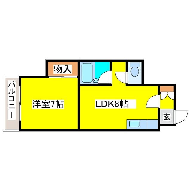 メゾン２１の物件間取画像