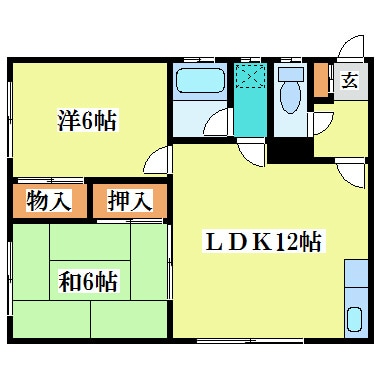 コーポ松本１の物件間取画像