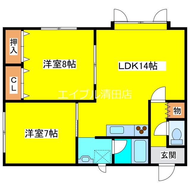 林崎ビルの物件間取画像