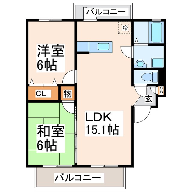 フォレストＴＯＭＩの物件間取画像