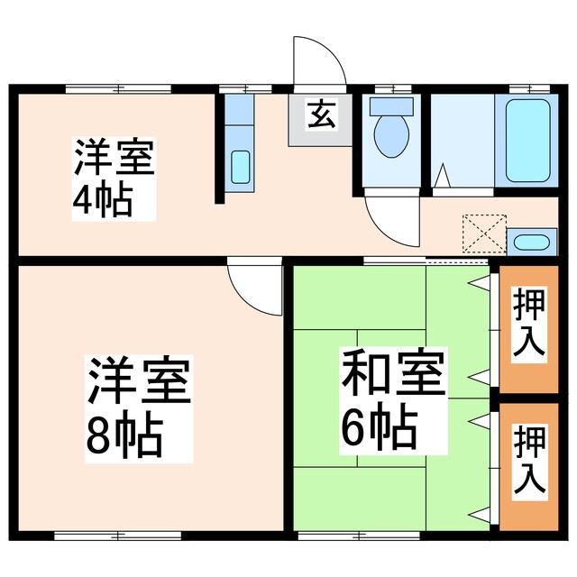 物件間取画像