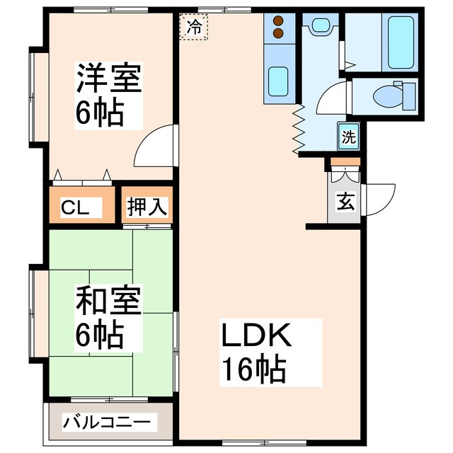 メゾンミレ2000－1の物件間取画像