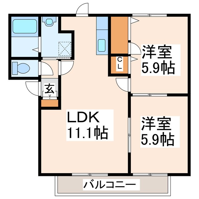 セントレージTMRの物件間取画像