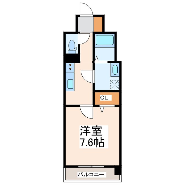 S-RESIDENCE熊本駅前の物件間取画像