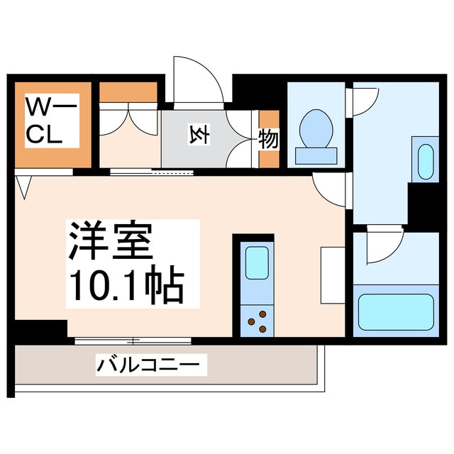 paradiso熊本駅前の物件間取画像