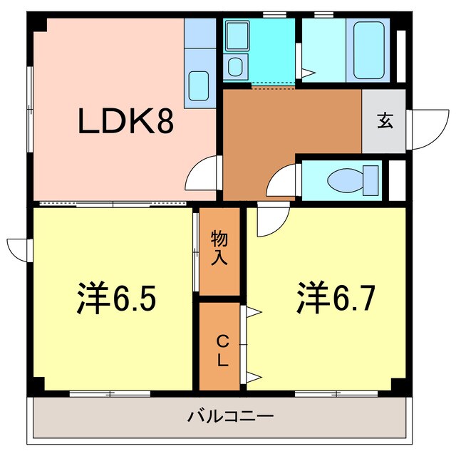 マーベラスハイツの物件間取画像