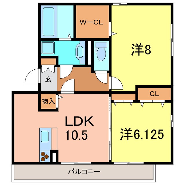 ミニオンの物件間取画像