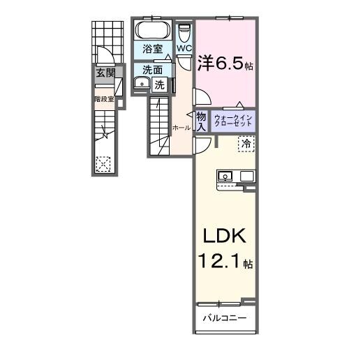 プロムナード北野の物件間取画像