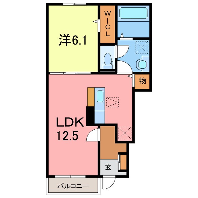 エスポワール中園の物件間取画像