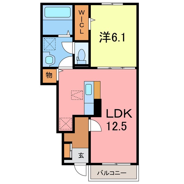 エスポワール中園の物件間取画像