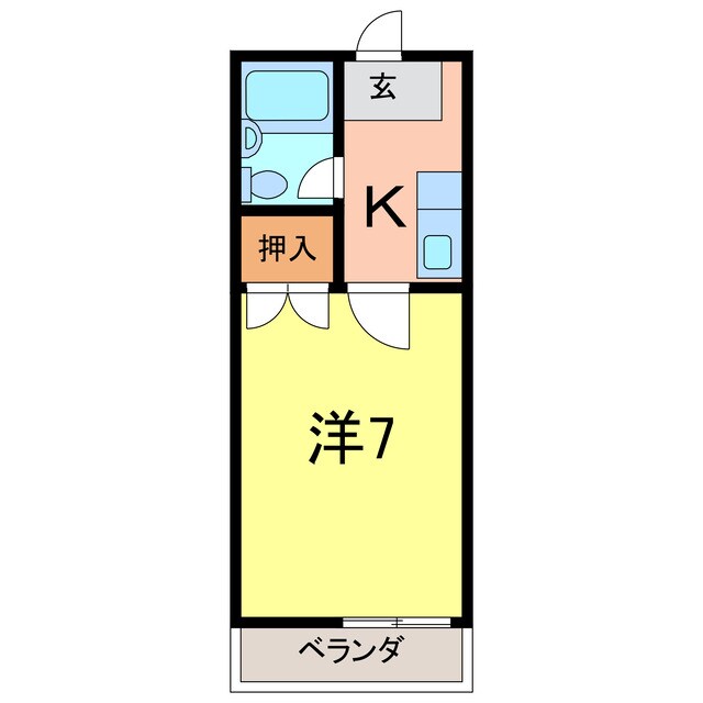 コーポ東海の物件間取画像