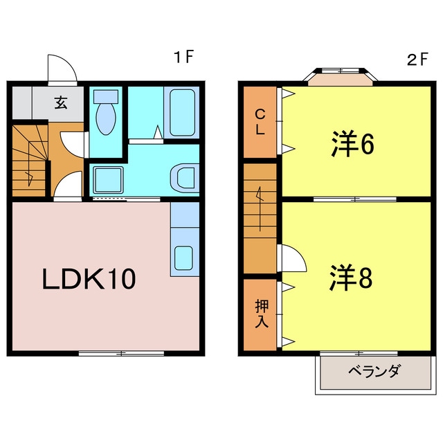 Sophia　川端　Aの物件間取画像