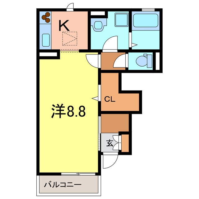 プリンス大友の物件間取画像