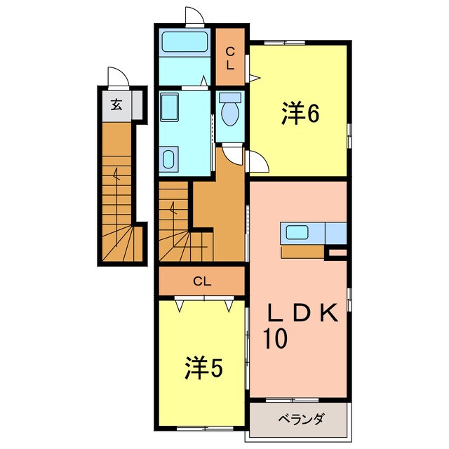 メゾン平松の物件間取画像