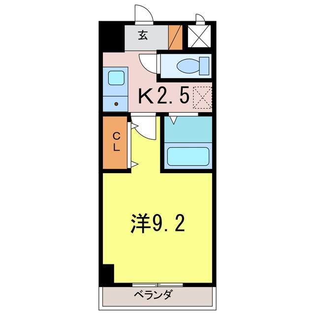 三河安城駅 徒歩16分 9階の物件間取画像