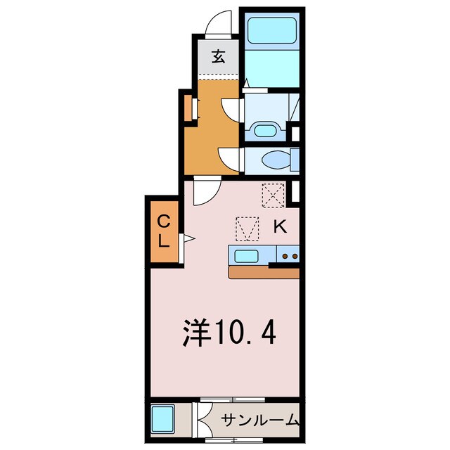 メゾン南中根の物件間取画像