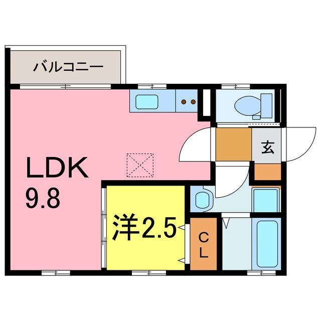 Azur桜木町の物件間取画像