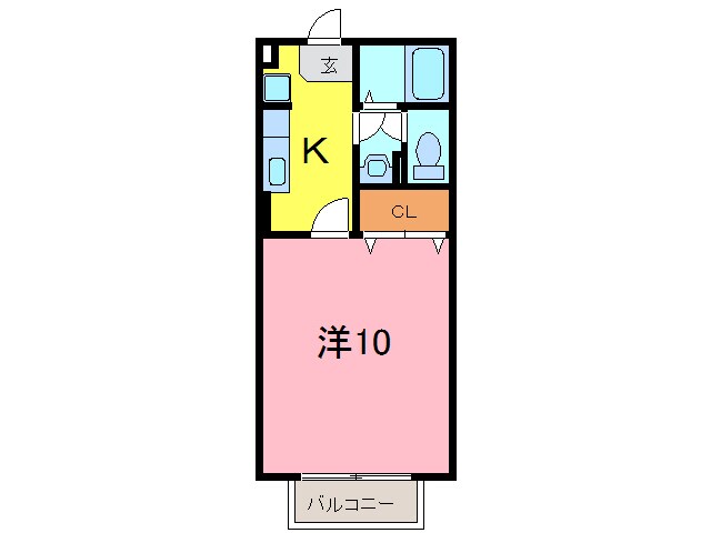 リヴィエール入船の物件間取画像