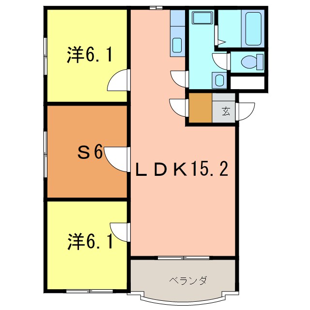 SUNRISEの物件間取画像