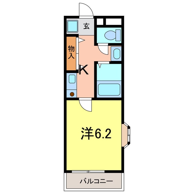 エドスプリングス東館の物件間取画像