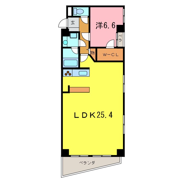 suiteSの物件間取画像