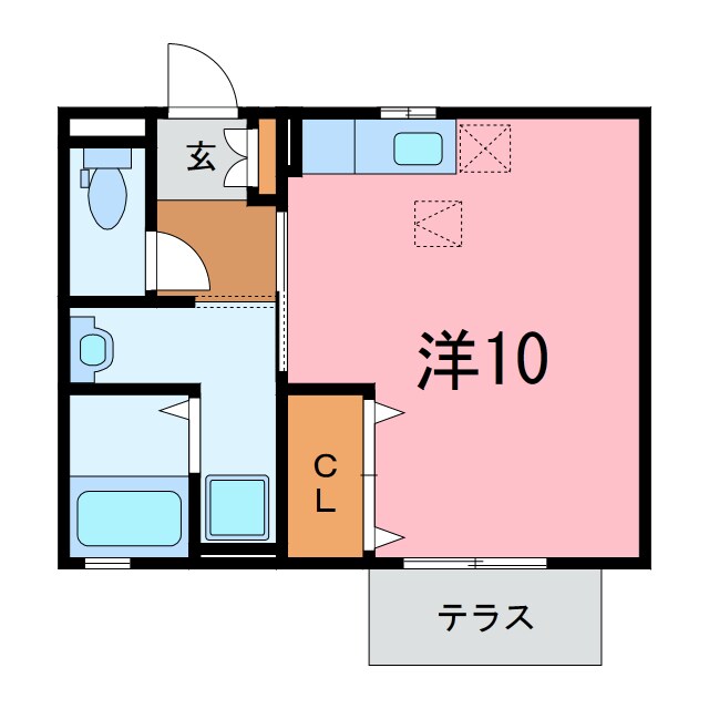 アクアヒルズの物件間取画像