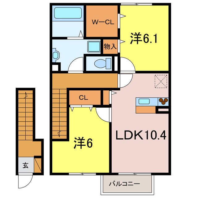 ジュネス榊原の物件間取画像