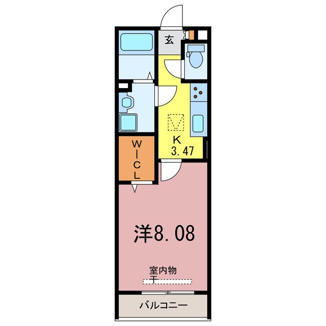 D-room甲山寺の物件間取画像