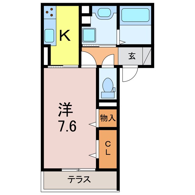 GRAND　D-ROOM上重原の物件間取画像