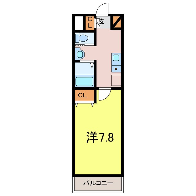 Kビル横山の物件間取画像