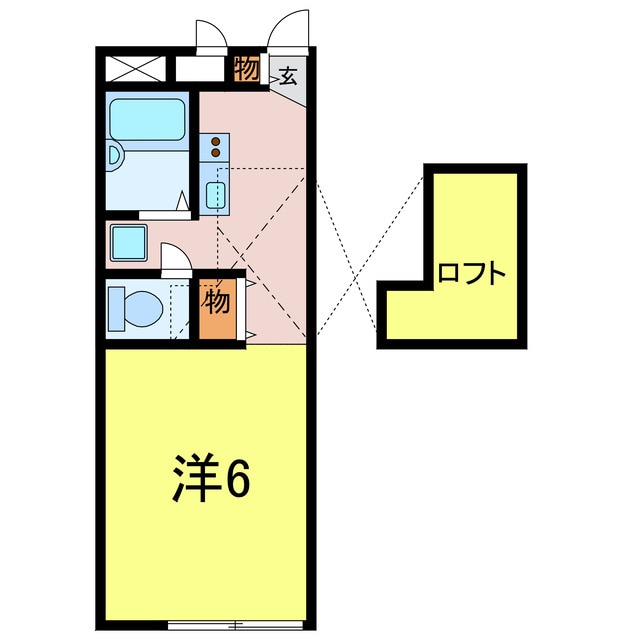 西岡崎駅前アールの物件間取画像