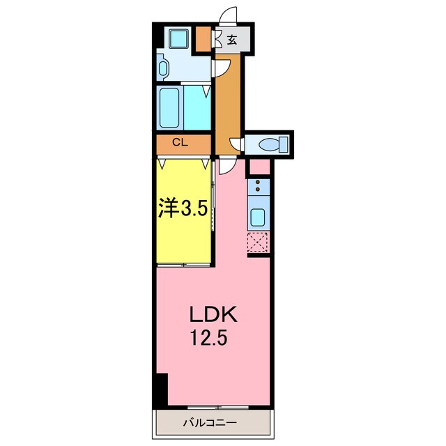 プロシード新安城の物件間取画像